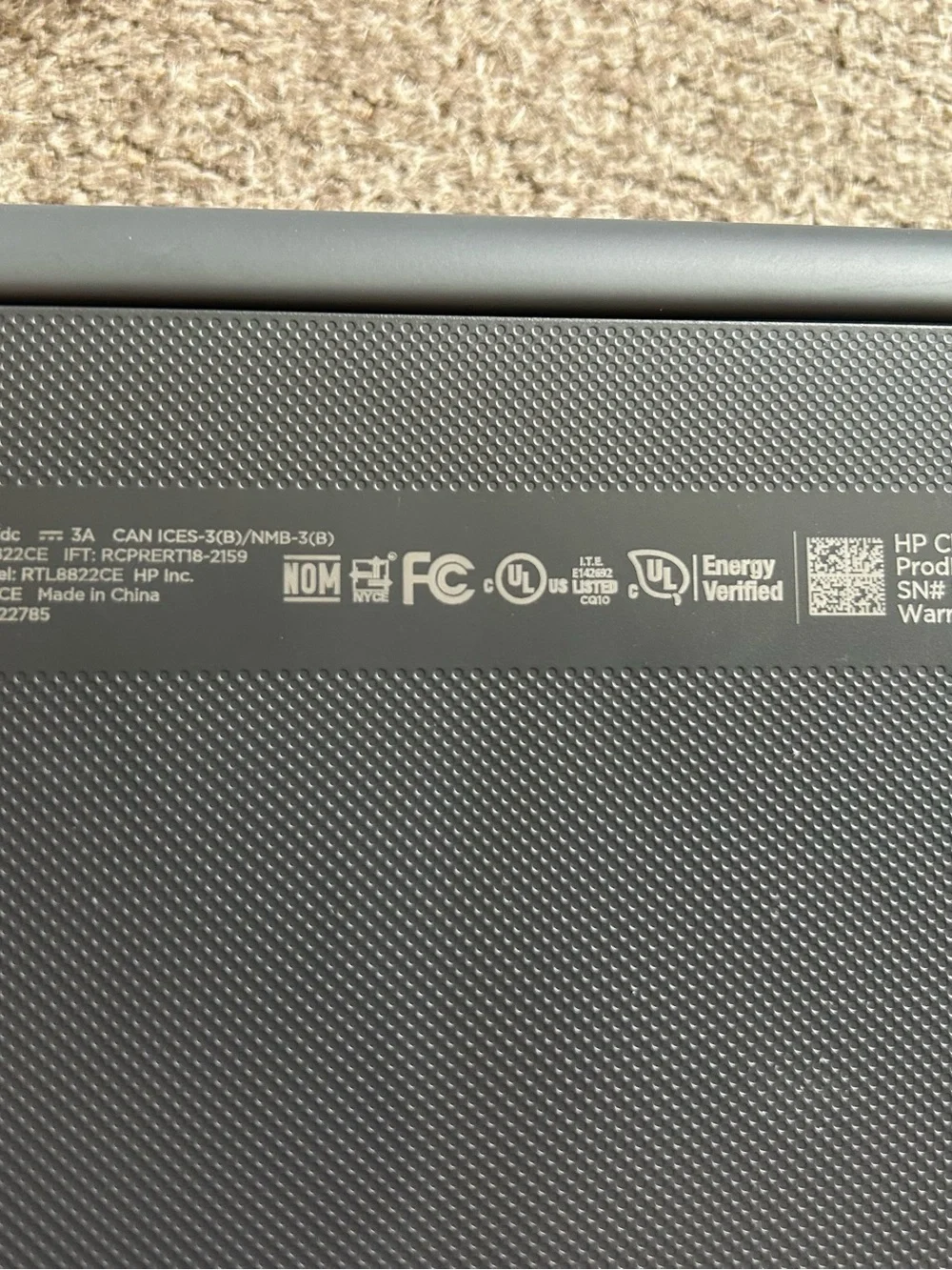 HP Chromebook 11A G8 EE 11.6